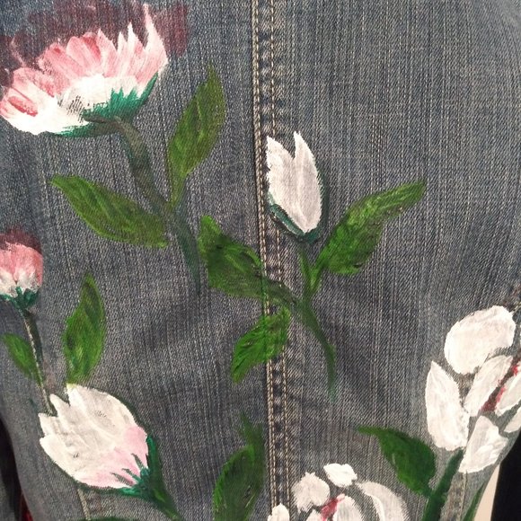 644 jeaniemade Size Med. Bandolinoblu Jacket - Picture 2 of 4